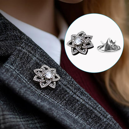 50 Pairs Premium Butterfly Clutch Pin Backs with 8mm Length 10mm Width Blank Pins for DIY Enamel Pins, Jewelry Craft Gifts, or Tie Tack Keeper Replacements (Silver)