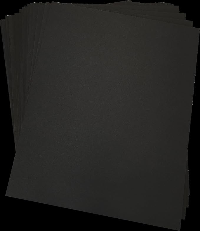 Black Foam Board 12 x 18 x 1/8" (3mm) Inch, 15 Pack Acid-Free Foam Core Poster Board Sheets for Art, Crafts, Presentation, Vision Board, Signboard, and Party Decorations
