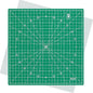 Headley Tools 12"x12" Rotating Cutting Mat, Self Healing Mat with 360-Degree Rotation & Anti-Slip Base, Sewing Board Cutting Mat Perfect for Fabric Quilting Leather Hobby Project, Green