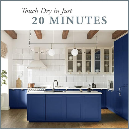 AMY HOWARD AT HOME Chalk-Based One Step Paint for Furniture, Cabinetry, Decor, Finish, and More | No Stripping, Sanding, or Priming | Dark Base | 16 Ounce | American Dream