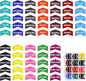 SIXPOINTS 60 Pieces MTG Keyword Counters -Set of Color Coded MTG Tokens & Box Set Compatible with Magic The Gathering, TCG, Card Games Accessories (MTG Keyword Counters)