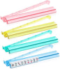 Mahjong Racks with Pushers Set of 4, Mahjong Tile Pushers and Racks, Acrylic Majiang Tile Holders Accessories (4 Colors)
