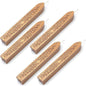 Wax Seal Sticks, Yoption 5 Pcs Totem Fire Manuscript Sealing Seal Wax Sticks with Wicks Cord Wick Sealing Wax for Postage Letter Retro Vintage Wax Seal Stamp (Dark Golden)