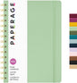 PAPERAGE Lined Spiral Journal Notebook, (Sage Green), 160 Pages, Hardcover Journal for Women & Men, Medium 5.5 in x 8 in - 100 GSM, Thick Paper, Spiral Notebook for Work, School & Journaling
