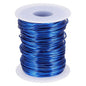 uxcell 16 Gauge / 1.5mm Anodized Aluminum Wire for Jewelry Craft Making, 102 Feet Bendable Flexible Wire for DIY Home Decor Gardening Sculpture, Dark Blue