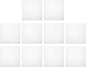 PATIKIL Plastic Mesh Canvas Sheets,10Pcs 5.5 x 5.5inch Cross Needlework Blank Yarn Crafting for Embroidery DIY Bookmarks Cup Mats, White, Square