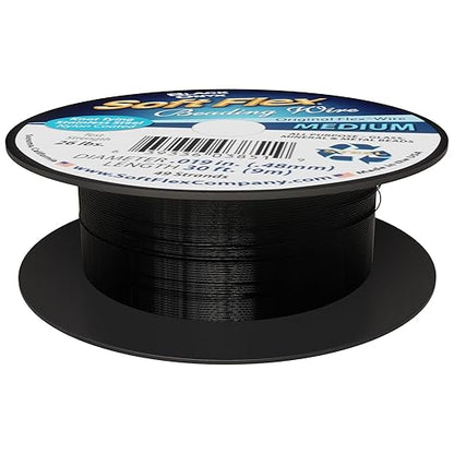 Soft Flex 49 Strand Beading Wire - Medium 0.19 Diameter - 30 Feet Nylon Design Wire