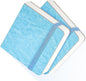 Funto Watercolor Journal 2-Pack, 3.9x3.9, 44 Pages Each,Cold-Pressed 100% Cotton,PU Leather Blue Hard Cover, Art Supplies for Mixed Media