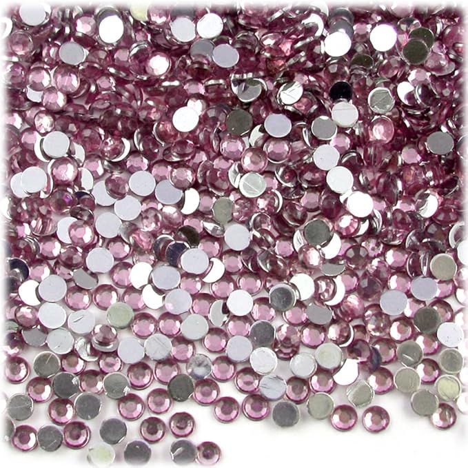 The Crafts Outlet 1,440pc Rhinestones Round 3mm (10ss) Flatback Royal Blue