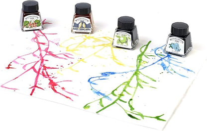 Winsor & Newton Collection Drawing Ink Set, Vibrant Tones, 0.5, Set of 4