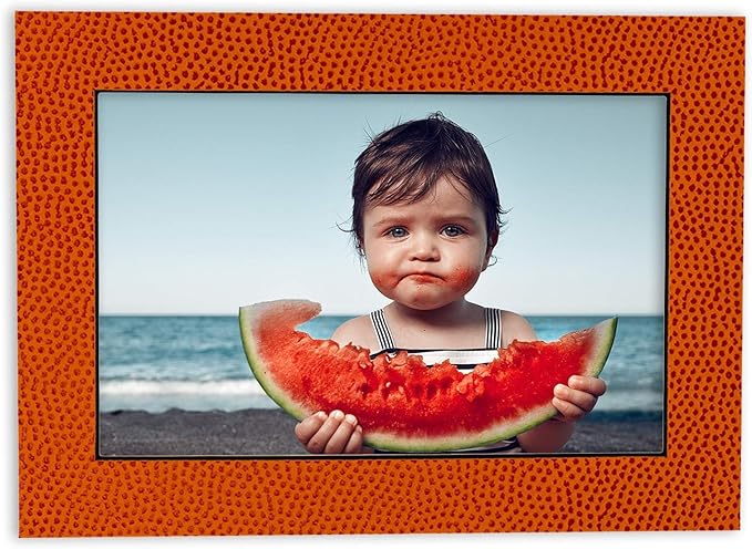 Pack of TEN 8x10 Mats Bevel Cut for 6x8 Photos - Acid Free Basketball Texture Precut Matboards For Pictures, Photos, Framing - 4-ply Thickness