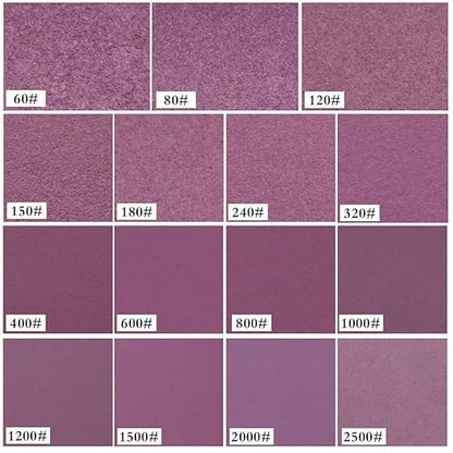 Sandpaper 2500 Grit,Wet Dry Sanding Sheets,High Performance White Fused Alumina Abrasive Sand Paper for Wood Furniture Finishing,Metal Grinding,Automotive Polishing,9 x 11 Inch,10-Pack