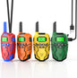 Walkie Talkies for Kids, Long Range 2 Way Radio, Outdoor Hiking Toys for 3-12 Year Old Chirstmas Birthday Gift for Boys, 4 Pack