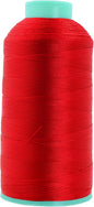 Mandala Crafts Bonded Nylon Thread Red Heavy Duty Sewing Threads - 2843 YDs Size 46 210D T45 Tex 45 Thread for Leather Jeans Weaving Outdoor Marine Upholstery Threads