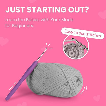 Cookie Box Crochet Kit for Beginners – Gift Set to Make Bear Ted Amigurumi Plushie – Easy DIY Crochet & Knitting Starter Kit with Video and PDF Tutorials