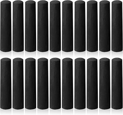 20 Pcs Sidewalk Chalks for Kids Non Toxic Jumbo Chalk for Party Gift Outdoor Art Classroom Play Painting (Black)