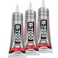 B7000 Jewelry Glue for Jewelry Making, FITTDYHE 3PCS 50ML/1.69 fl oz Clear B-7000 Glue Rhinestone, Multipurpose Super Adhesive for Phone Repair Nail Art Wood Glass Charms