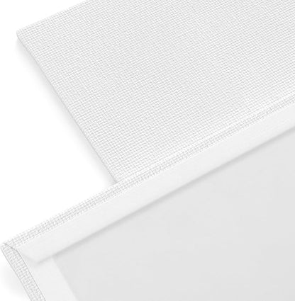 ARTEZA Canvas Boards for Painting, 12 x 12 Inches, Pack of 14, Blank White Square Canvas Panels for Acrylic, Oil and Gouache Painting