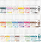 171 Colors Acrylic Paint Marker Single Tip Soft Brush Pens Ideal for Coloring Books, Canvas, Wood, Stone, Egg and DIY Crafts