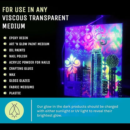 Glow in The Dark Pigment Powder - Neutral and Fluorescent Color for Art Painting, Fine Art, Nail Art Paint, and DIY Crafts - Long Lasting 10+ Color Options - Neutral Red - (1 Kilogram)