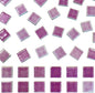 50 Pieces Purple Red Mosaic Tile for Crafts 1" Ceramic Tile Assorted Colors Square Ceramic Mosaic Project Supplies for Photo Frame Mosaic Stepping Stones Bath Old Pool Furniture Decor
