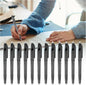 12pcs Heat Erasable Pens for Fabric Marking Pens Fabrics Markers for Quilting Sewing DIY Dressmaking Tailors Chalk (Black)