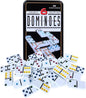 Double Six Dominoes Set with Tin Box - 28 Color Double 6 Domino Tiles for Kids & Adults, Classic Family Board Games for 2-4 Players, Travel, Party