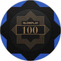 SLOWPLAY Nash Clay Poker Chips, 14 Grams Heavyweight Clay Composite, 40mm Large Chips in Bulk, Pack of 50 with Denomination of 100