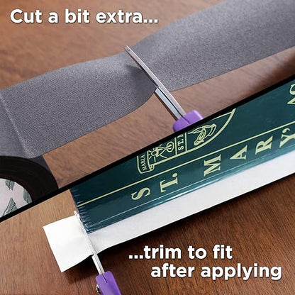 BookGuard 2 inch Premium Bookbinding Repair Cloth Tape, 15 Yard Roll, Gray