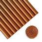Glue Gun Sealing Wax Sticks for Wax Seal Stamp - Metallic Copper Rusty Gold, Great for Wedding Invitations, Cards Envelopes, Snail Mails, Wine Packages, Christmas Gift Ideas, Pack of 10