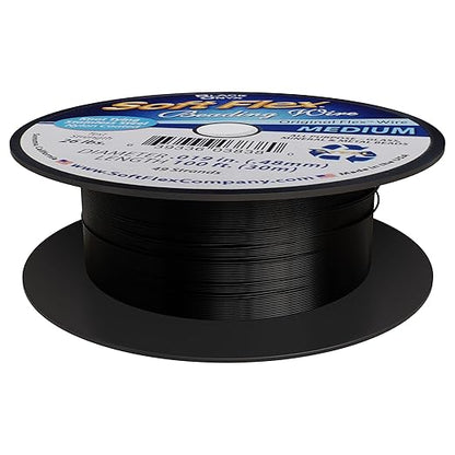 Soft Flex 49 Strand Beading Wire - Medium 0.19 Diameter - 100 Feet Nylon Design Wire
