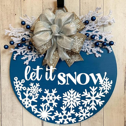 Christmas Stencils for Painting on Wood 12" Christmas Doormat Stencils Holiday Stencil Merry Christmas Believe Drawing Templates for Door Mats Porch Wreath Decor
