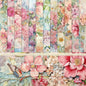 YASMEN 24 Sheets Scrapbook Paper Pads, 6X6 Single-Sided Cardstock Paper, Decorative Craft Paper, Flowers Pattern Paper Pack, DIY Decopodge Papers, Journal Scrapbooking Supplies, Card Making Supplies