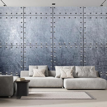 wall26 Wall Sticker/Wall Mural Metal Background, Not Peel and Stick, Non-Woven Wallpaper Decorative for Bedroom, Living Room, Office - 100x144 inches
