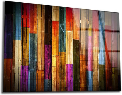 SpiritualHands Painted Wood Glass Printing Wall Art, Glass Wall Art, Home Decoration, Interior Design Ideas, Wall Hangings, Tempered Glass Wall Art