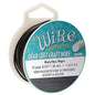 The Beadsmith Wire Elements Craft Wire – Tarnish Resistant, Soft Temper, Round, Black Color – 1mm, 18 Gauge, 7 Yard Spool – Jewelry Making, Wire Wrapping, Floral, & Other DIY Crafts
