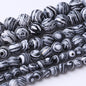 90PCS 4MM Black Malachite Beads Natural Gemstone Round Stone Beads for Jewelry Making DIY Energy Stone Healing Power Bracelet 15"
