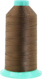 Mandala Crafts Bonded Nylon Thread Coyote Brown Heavy Duty Sewing Threads - 800 YDs Size 207 630D T210 Tex 210 Thread for Leather Jeans Weaving Outdoor Marine Upholstery Threads