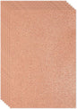 PATIKIL 2mm(1/10") Thick Non Adhesive Glitter Foam Sheet 16x24inch(40x60cm) Light Yellow, EVA Shiny Foam Board for Craft, 6 Pcs