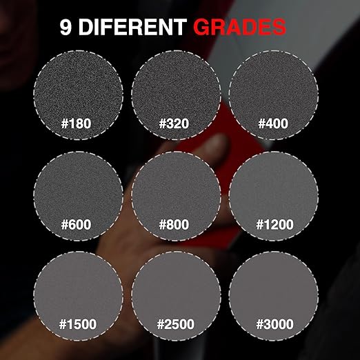 30-Pcs 3x4 Inch 1200 Grit Sanding Sponge Set, Soft Foam Hand Sanding Blocks, Ultra-Fine Wet/Dry Sandpaper for Wood, Metal, Drywall, Furniture Polishing