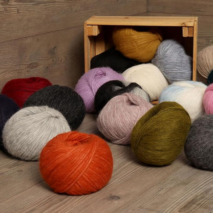 Pullu - Baby Alpaca Merino Wool Yarn Set of 3 Skeins (150 Grams) Worsted Weight - Sourced Directly from Peru - Heavenly Soft and Perfect for Knitting and Crocheting (Leaf Green)