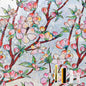 NINETREX Window Privacy Film,3D Stained Glass Window Film,Rainbow Static Cling Stickers Blocks Heat & UV,Non-Adhesive Vinyl for Home Door (Peach Blossom,17.5 x 157.4inch)