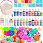 ARTPAR Water Elf Magic Gel Kit - 20 Colorful Gels + 16 Fantasy Molds - Non-Toxic Sensory Toys for Kids - Creative Arts & Crafts Project - Birthday Gifts for 5 6 7 8 9 10 Year Old Girls Boys