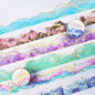 6 Rolls PET Tape Set for Journaling Supplies,Waterproof Washi Tape Stickers for Scrapbooking,Journaling Supplies,DIY Craft(Colour Paradise)