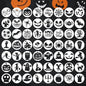 Halloween Stencils for Painting on Wood 3inch Reusable Pumpkin Ghost Face Stencils Boo Trick or Treat Draw Templates for Painting on Wood Slice Tier Tray Fabrics Window Decor