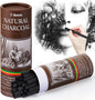 Gueevin 25 Pcs Willow Charcoal Sticks, Willow Charcoal, Artists, Beginners, Students, Perfect for Sketching, Drawing, Shading, and Fine Art Christmas Gifts for Art (7-9mm)