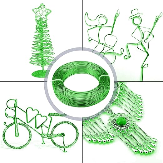 2MM Aluminum Wire - 100ft, 12 Gauge Anodized for Jewelry, Sculpting & Crafting