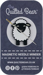 The Quilted Bear Needle Minder - Needle Minder Magnet for Keeping Sewing & Embroidery Needles, Cross Stitch Needles Safe - Stress Free Stitching Cross Stitch Supplies & Embroidery Supplies (Sheep)