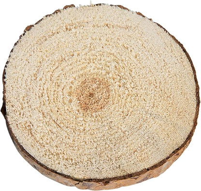 Wood Slices in Mesh Bag for Crafts DIY Projects Rustic Wedding Decorations Ornaments Coasters Tags Home Decor (Natural)