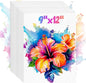 Watercolor Paper 9"x12", Christmas Gifts for Adults Teens Kids, Cold Press Water Color Paper, 140lb/300gsm Loose Art Drawing Paper for Acrylic Paints Markers Pencils Pens Oil Pastels Canvas Painting